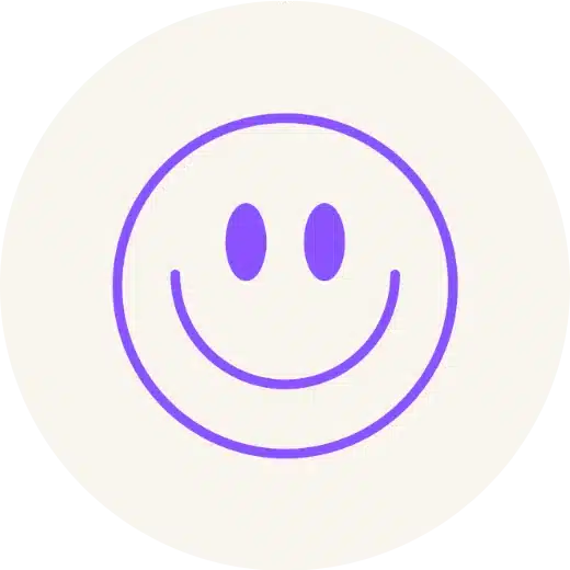 Icon Smiley für Freude über Webdesign für Ärzte